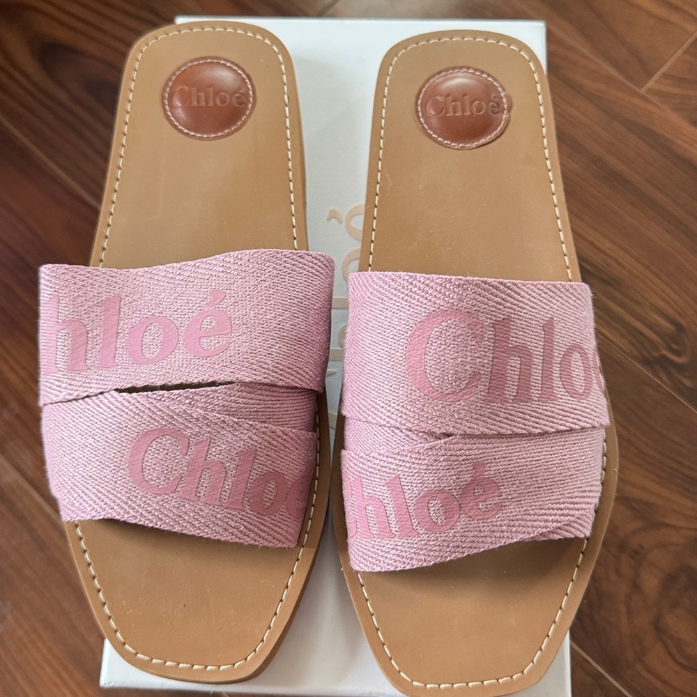Chloe woody sandals